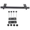 Patio Umbrella Holder Stand Waterproof Deck Sun Umbrella Clamp Mount for Most Wooden Iron Deck Rail