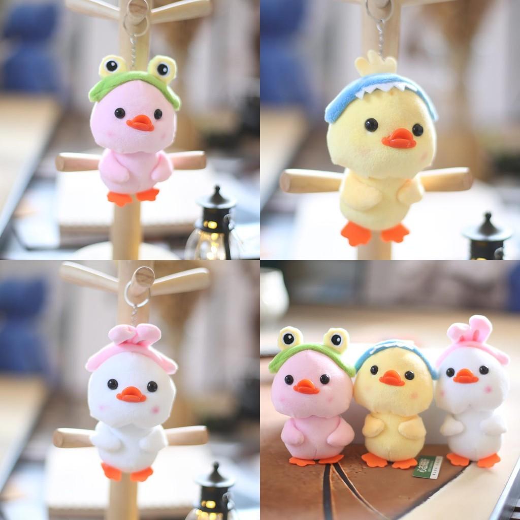 Cute Yellow Duck Plush Keychain With Soft Pp Cotton Filling For Kids And Backpack Decor