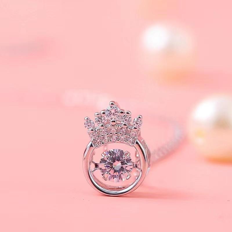 Princess Crown Necklace Women'S Premium Trend Exquisite Pendant Jewelry
