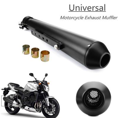 Uniwersalny motocyklowy tłumik Cafe Racer Exhaust Pipe Escape Board Moto z przesuwanym uchwytem do Hondy, Yamahy i Kawasaki