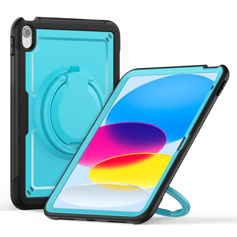 IPad 10th Gen Case 10.2 Inch Shockproof Cover Air 4/5 Rotating Stand Pro 11 Honeycomb Portable