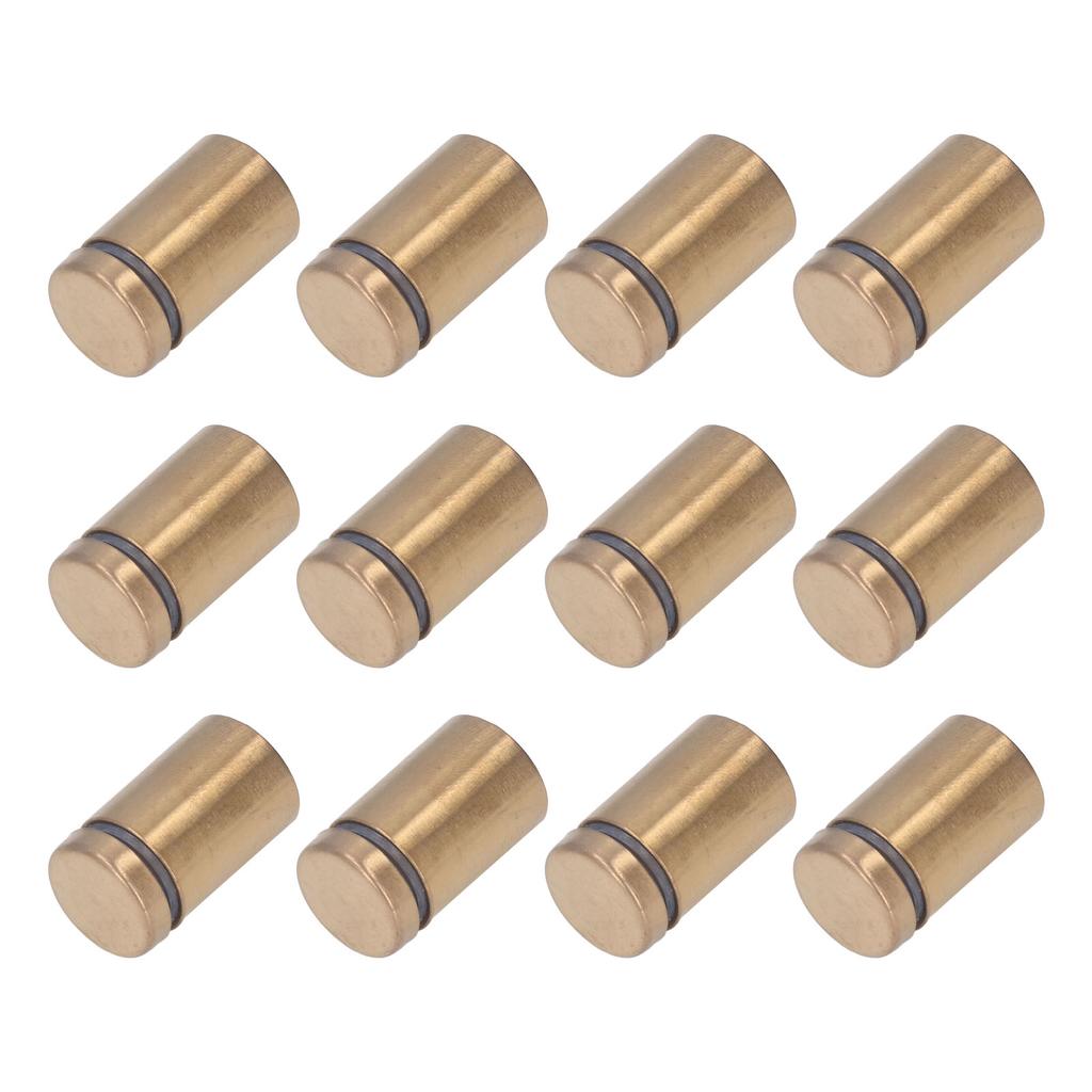 12Pcs Standoff Screw Stainless Steel 19x30mm Wall Mount Advertising Fastener Set Kit