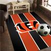 Bengals Team Logo Artwork Rug Office Carpet Non-Slip Mat, Chair Rug Floor Covering for Gaming, Bedroom, Living Room , Home Decor Christmas Gift
