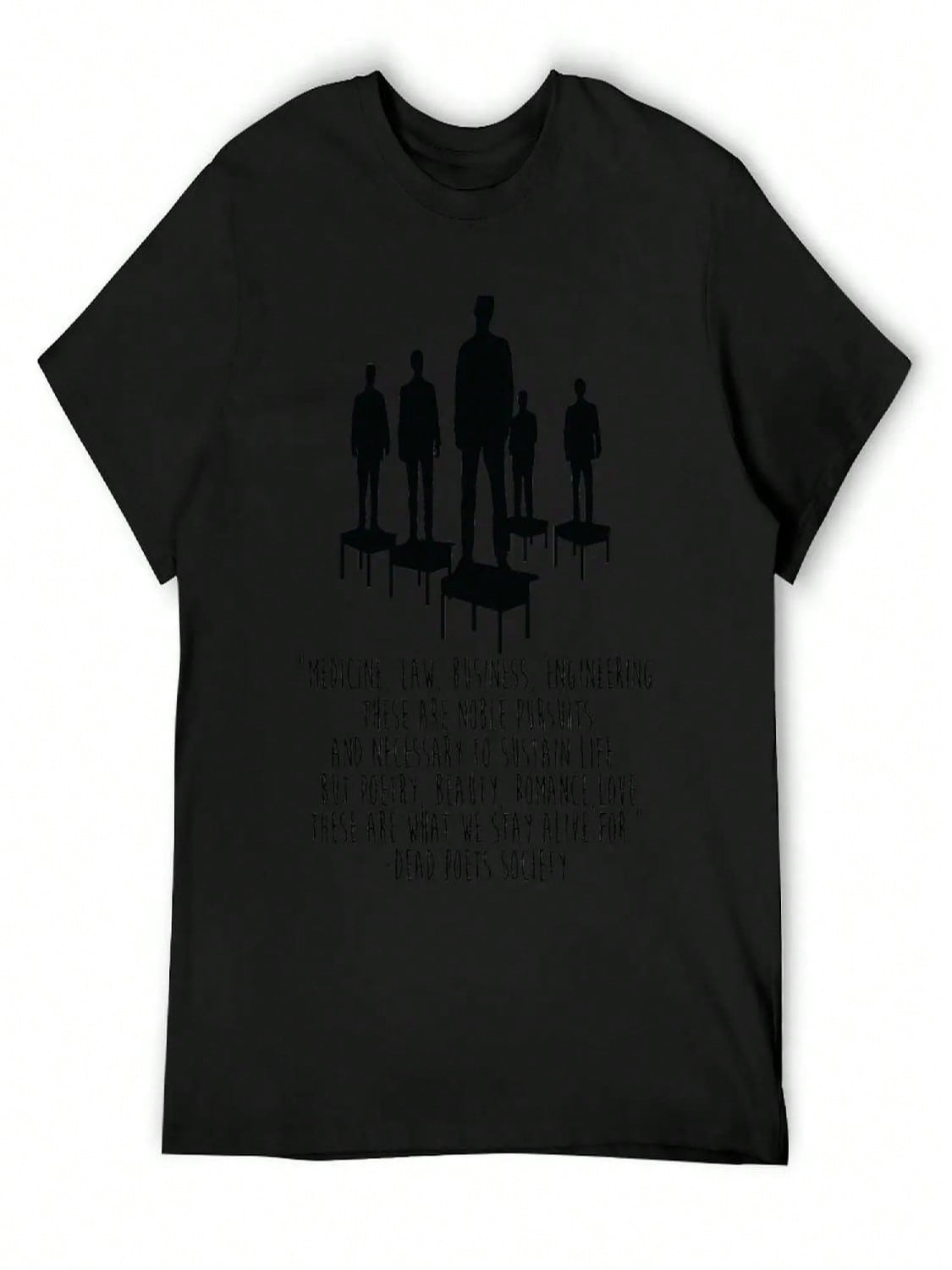 Dead Poets Society T-Shirt Oversized Graphic Tee Cotton Man T-Shirts Man T Shirt Quick-Drying T Shirts For unisex Cotton S