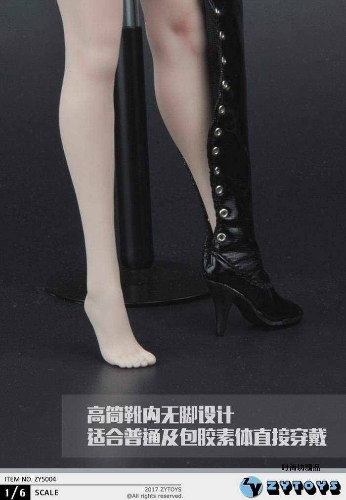 [TOYBARJAPAN] 1/6 Scale Action Figure ZYTOYS ZY5004 Beautiful Sexy SM Queen Leather Clothes and Long Boots Set (Body and Head Not Included)
