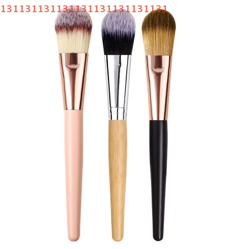 Многофункциональная кисть для тональной основы для лица DIY, косметический инструмент для масок для лица, женская кисть для макияжа с деревянной ручкой