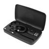 Bluetooth Headset V6.1 Noise Cancelling Handfree Single Ear Wireless Headset with USB Dongle Mute Key for Truck Drivers