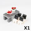 DIY City Decoration Home Building Block Accessories Bed TV Sofa Refrigerator Dining Table Sweeper Phone Brick Gift Toy Kids J078
