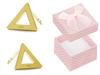 Silver Earrings Triangles Women's Gold Geometric Studs Triangle Silver
