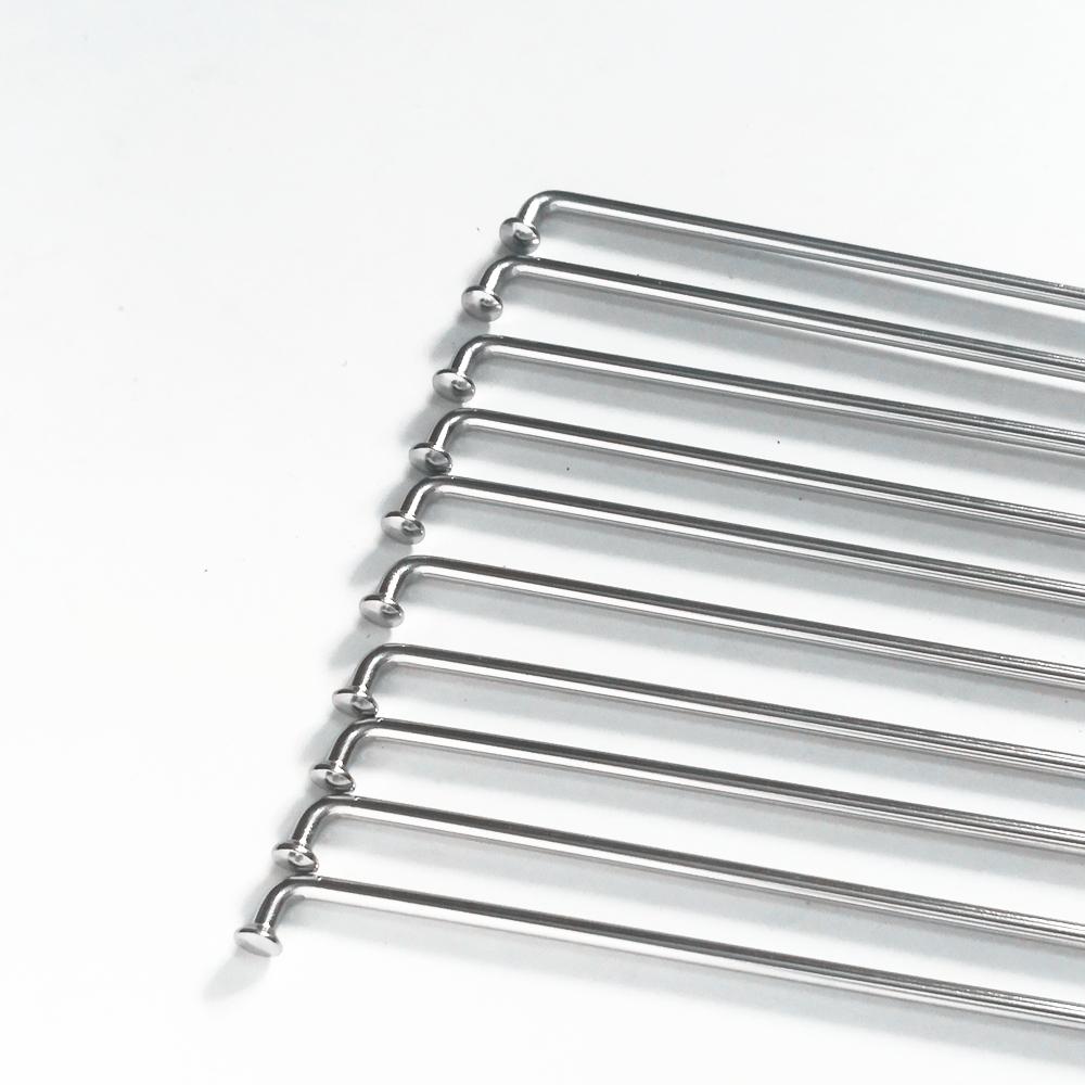 10 pcs/lot 9G Diameter 3.5 mm*100-240mm Motorcycle Spokes 304 Stainless Steel E-bike motorcycle Wheel Spokes