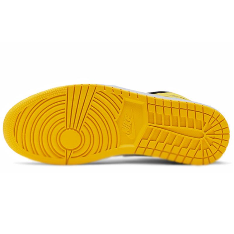 Jordan 1 Mid 'Yellow Toe Black' Jordan 852542-071