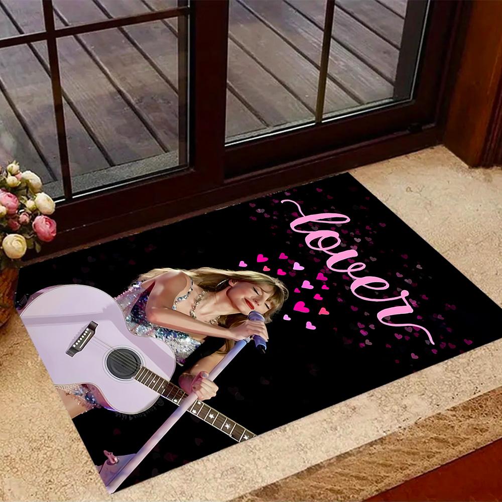 Tappeti Antiscivolo a Tema Festival Musicale di Taylor Swift - Arredamento per la Casa in Poliestere, Adatti per Camere da Letto, Soggiorni, Ingressi, Studi e Decorazioni