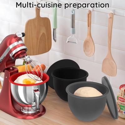 Silicone Liners for KitchenAid Tilt-Head 5QT Stand Mixers, Mixing Bowl Liner Replacement for QT Mixer Attachments & Accessories