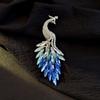 High-End Light Luxury Flower Brooch Female Heavy Industry Design Sense Animal Brooch Diamond Corsage Coat Clothing Accessories