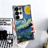 Van Gogh Oil Painting Aesthetics Plating Phone Case For Samsung Galaxy S24 S25 FE S26 Edge S23 Ultra S22 S21 Plus S20 Anti-Fall