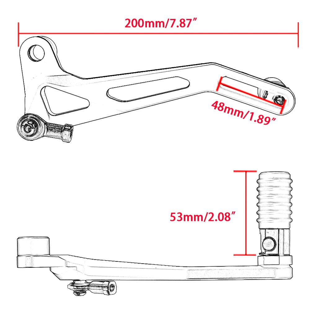 Motorcycle Adjustable Gear Shift Lever Foot Brake Pedal Fit For SUZUKI V-Strom DL 1000 1050XT DL1050XT DL1000 DL1050 2014-2021