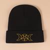Style Versatile Hat Exquisite Embroidered Mens Womens Warm Knitted Hatscaps