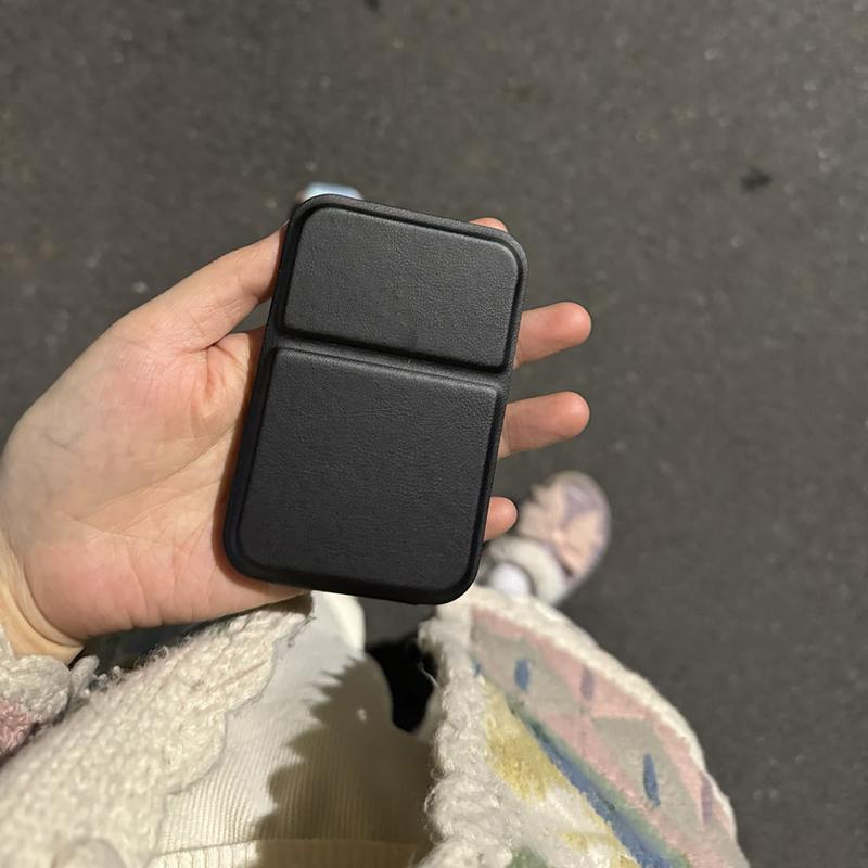 

Настольное зеркало для макияжа, однотонное, из искусственной кожи, простое, портативное, складное, студенческое, компактное, симпатичное, карманное зеркало чёрный