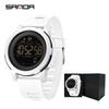 Sanda Multi-Function Smart Watch: Waterproof, Pedometer, Alarm Clock for Hiking & Sports - Unisex