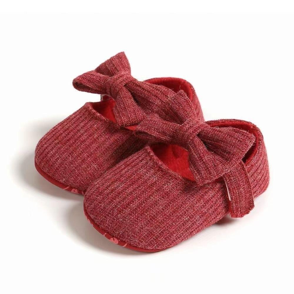 

Soft Princess Shoes Anti-slip Infants Prewalkers New Baby Cotton Shoes Spring Autumn C-9-13Months