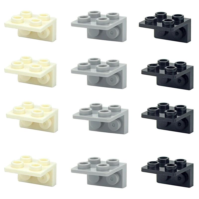 Figures Stand Base Plate 99207 Bracket 1x2 2x2 Inverted Building Blocks DIY Figure Standing Display Bracket Assemble Brick Toys