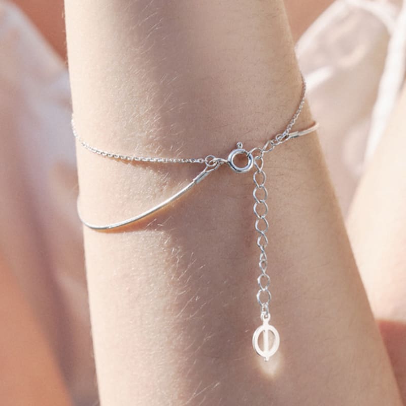 engbrox Colette Snake Layered Bracelet