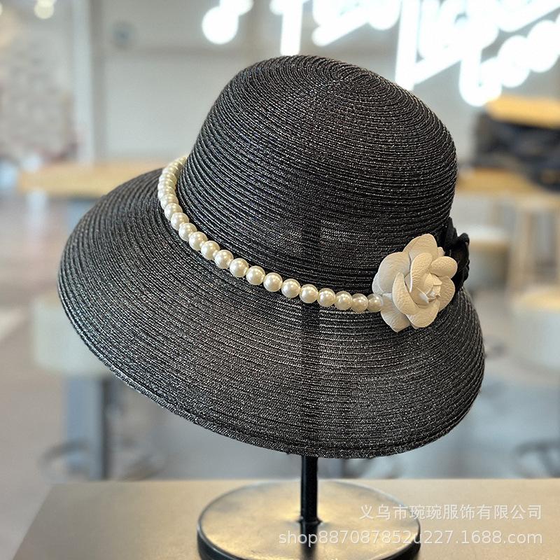 Summer Flower Sunscreen Fisherman Hat Children Fashion Casual Sun Hat Outdoor Beach Vacation Top Hat Sun Hat