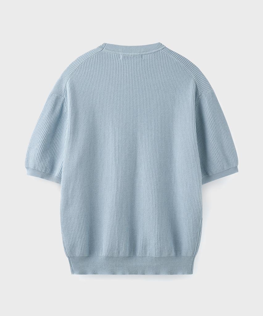 Beulaendideu Hard Twist Holiday Round Knit [Sky Blue]