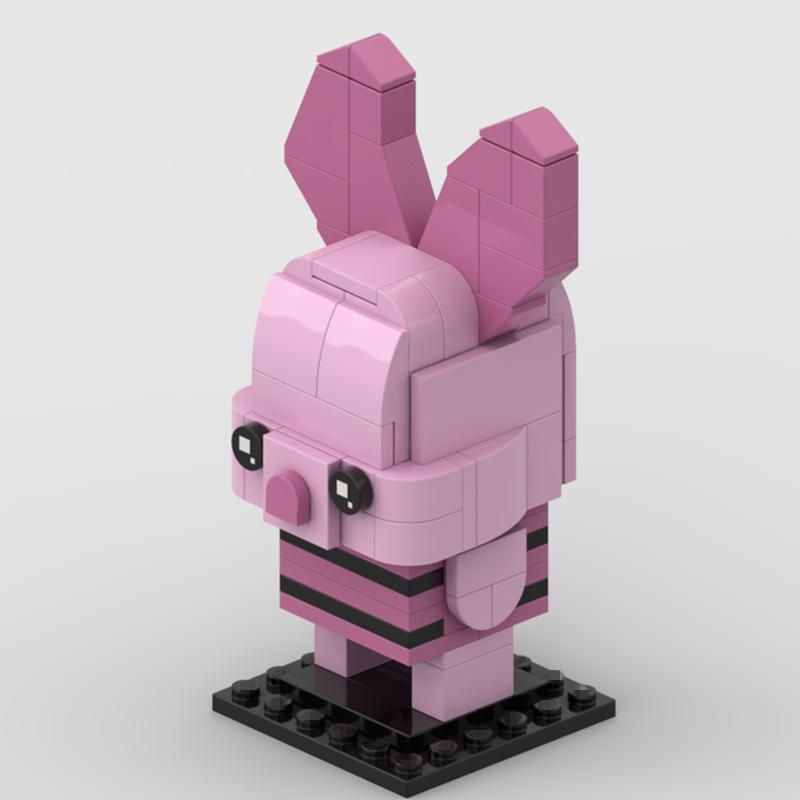 Non-Toxic Moc Cute Animals Bear Cow Rabbit Eagle Penguin Hedgehog Tiger Panda Pig Building Blocks Toys For Children Kids Christmas Gifts