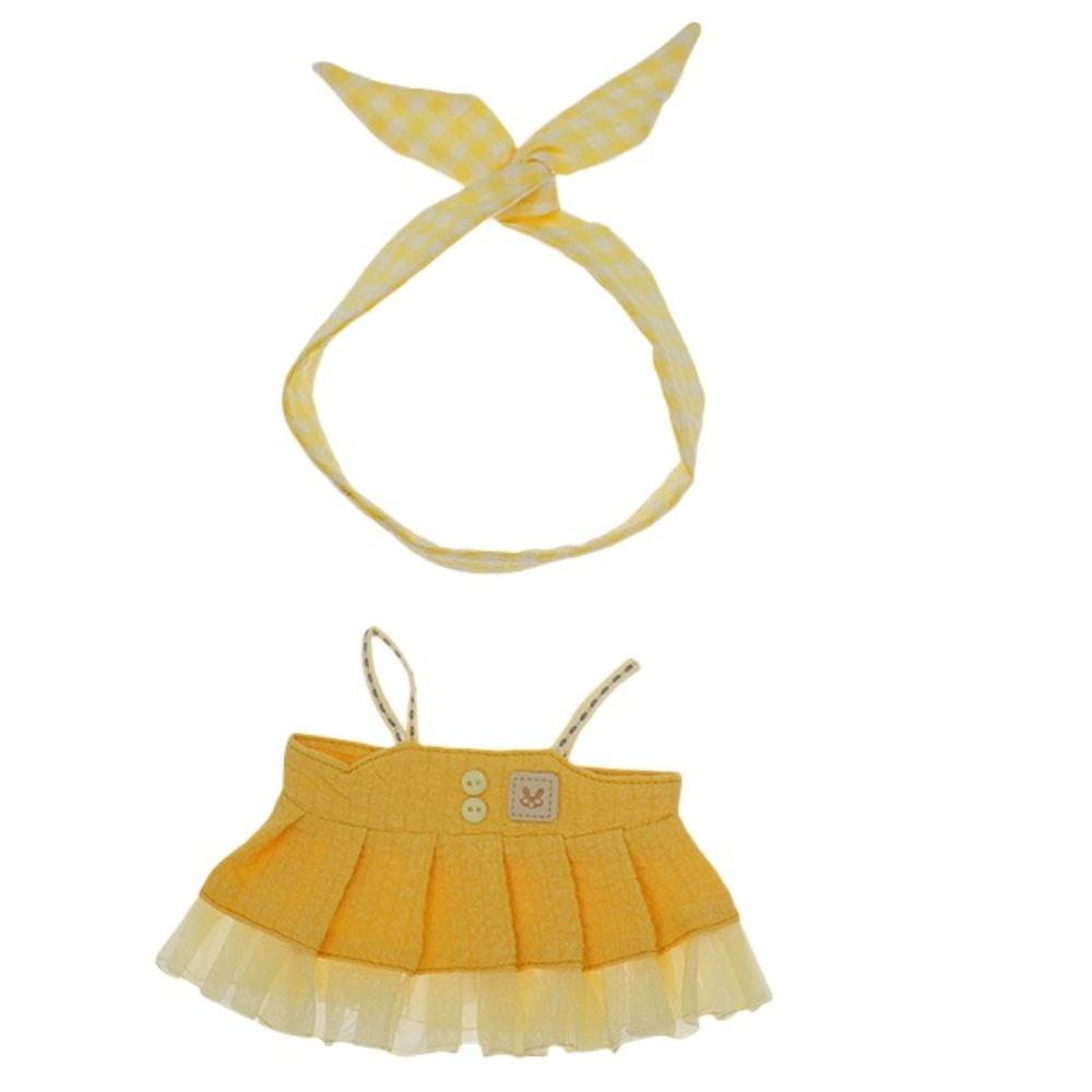 Strap Dress 20cm Cotton Doll Clothes Skirt Plush Doll Clothes Cotton Doll's Dress  Children's Gift