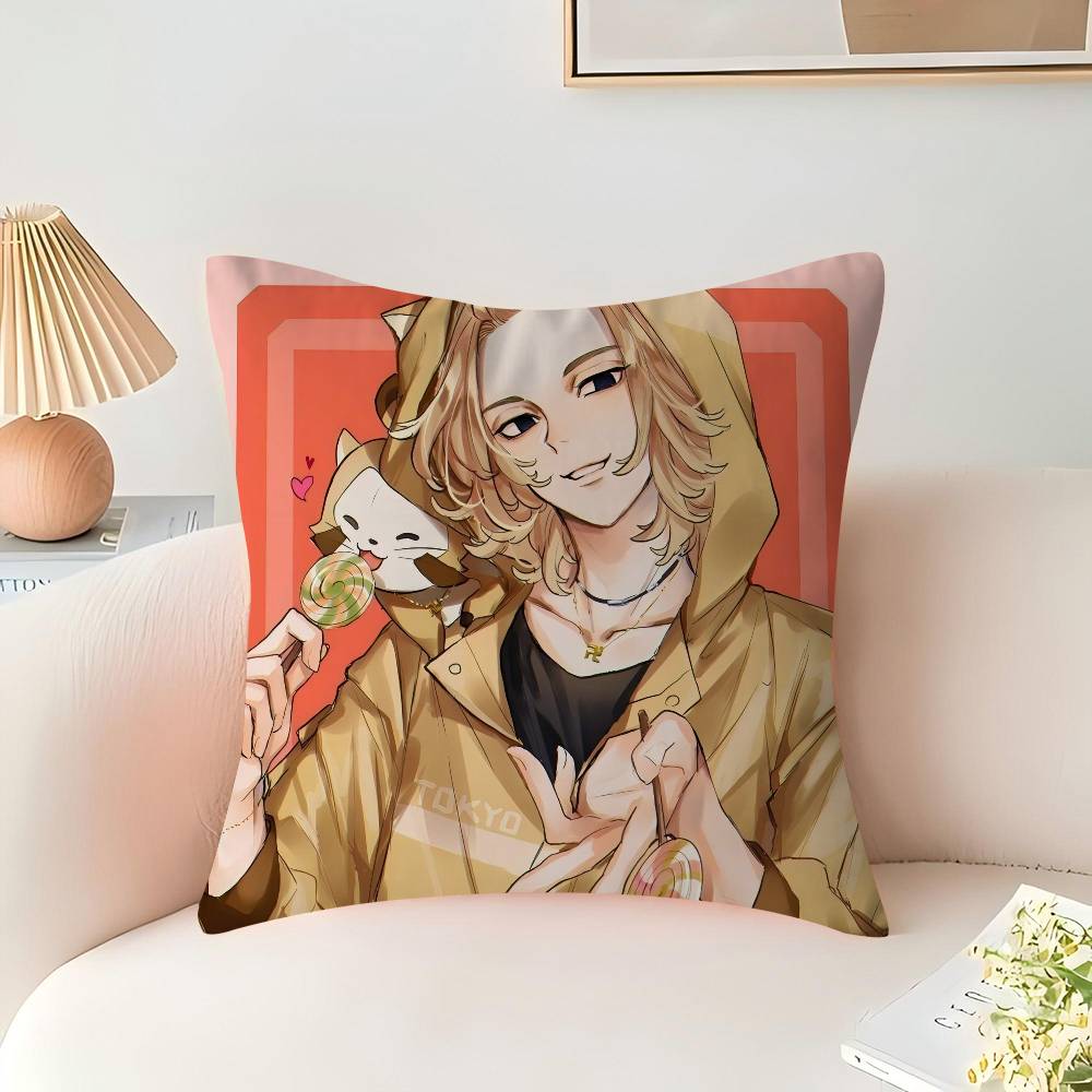 Manjiro Sano Kuddfodral Örngott Klädsel Soffa Prydnadskudde Heminredning Örngott