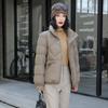 Down Jacket Winter Women's New Light and Thin Loose White Duck Down Short Small Fashion Thin Coat