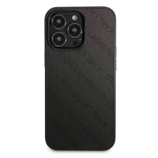 Karl Lagerfeld Klhcp13Lptlk Iphone 13Pro / 13 6,1 Hardcase Czarny/Black Perforated Allover