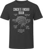 Concrete Finisher Brain Funny Concrete Worker T Shirt