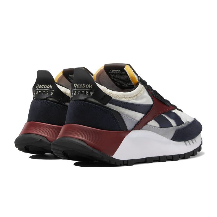 Romantic Crown X Reebok Classic Legacy Core White Collegiate Burgundy Unisex Sneakers Cream Core-White Black G57861