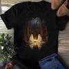 Ghost Campfire T-Shirt: Gothic Halloween Reading Camping Tee