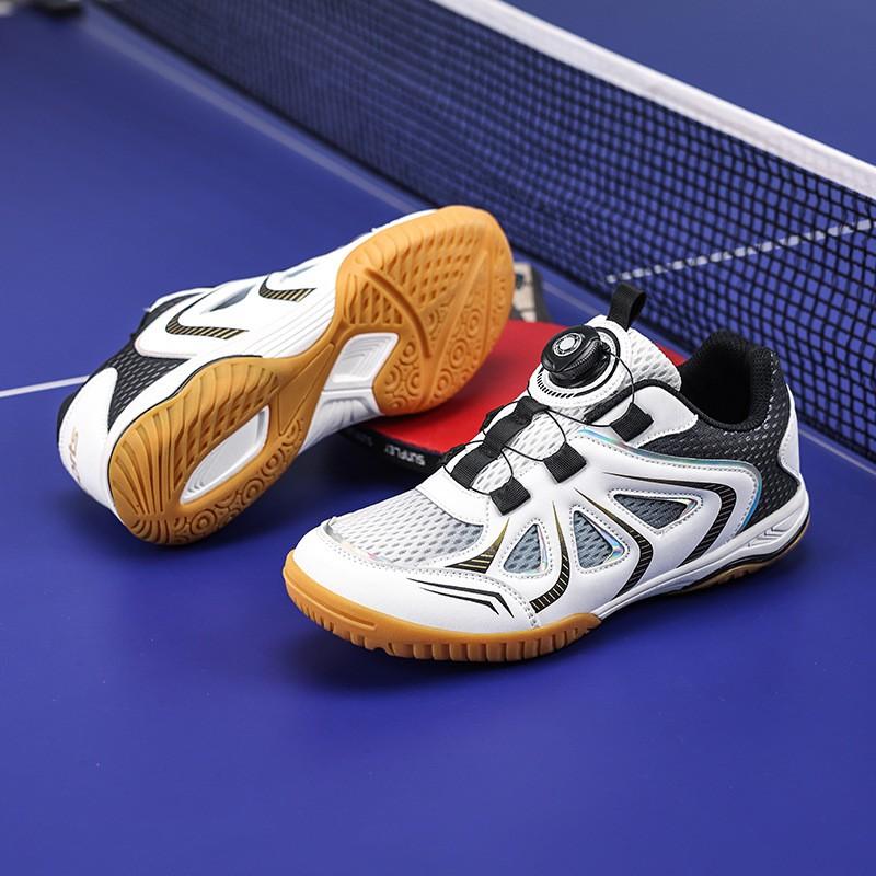 Kids Badminton Shoes Boys Girls Lightweight Cushioned Sports Sneakers Tennis Table Training