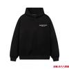 Unisex Übergroßes Kapuzenpullover Jogger Set Baumwolle Warm Streetwear Outfit Winter