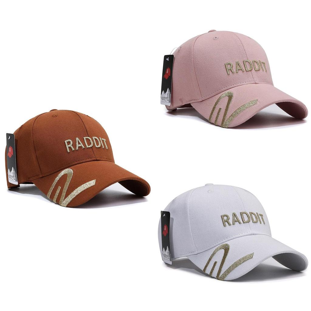 Letter Raddit Embroidery Baseball Cap Outdoor Sun Protection Hat Breathable