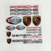 Car Emblems Metal Creative Stickers Waterproof Dirt-proof Sticker For Porsche 911 Cayenne Carrera 928 Panamera Boxster Macan 918