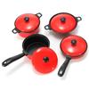 11PCS/Set Baby Kid Play Kitchen Utensils House Toy Cooking Pots Pans Food Dishes Cookware