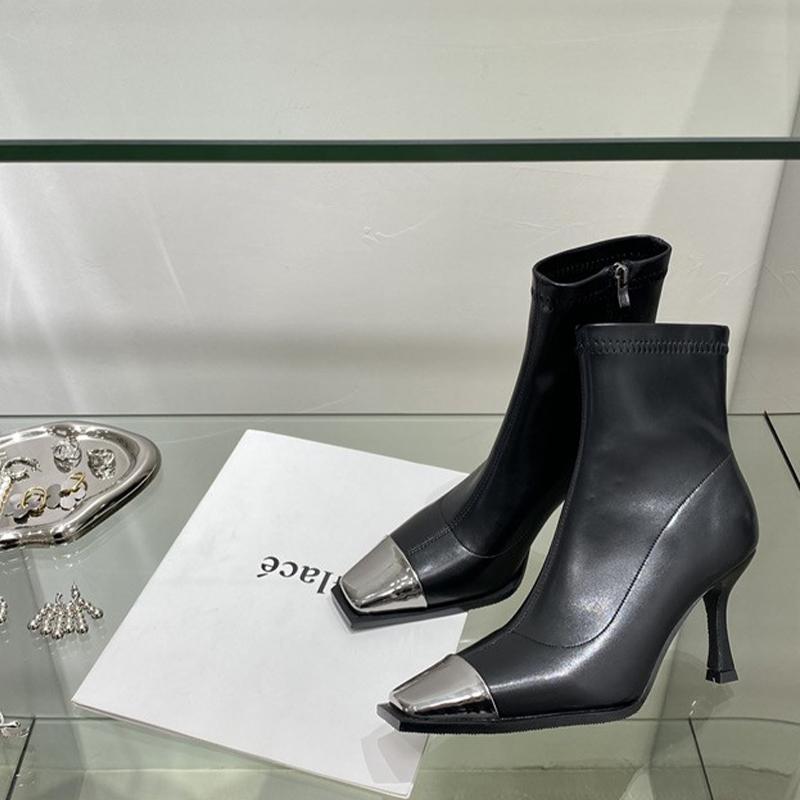 

Модные женские ботинки челси с квадратным носком, туфли на среднем каблуке, зимняя дизайнерская обувь 2024 года, туфли-лодочки, сексуальное трендовое платье, Mujer Zapatos 39