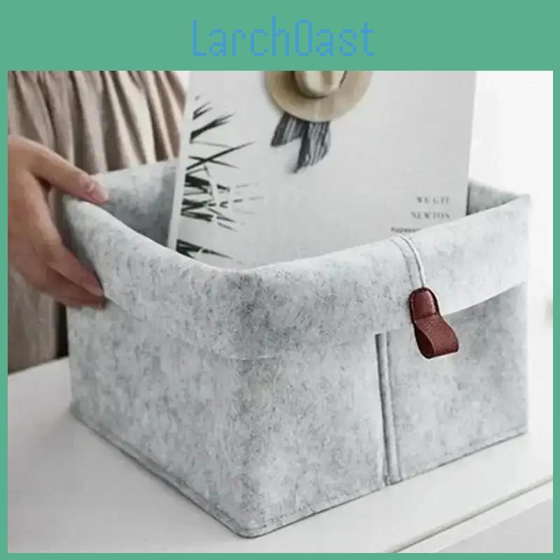 Minimalistischer Stil Mode Stück 1 Einfarbiger Filz Aufbewahrungskorb Für Zuhause Personalisierte Studentenwohnheim Schlafzimmer Spielzeug Verschiedene Boxen