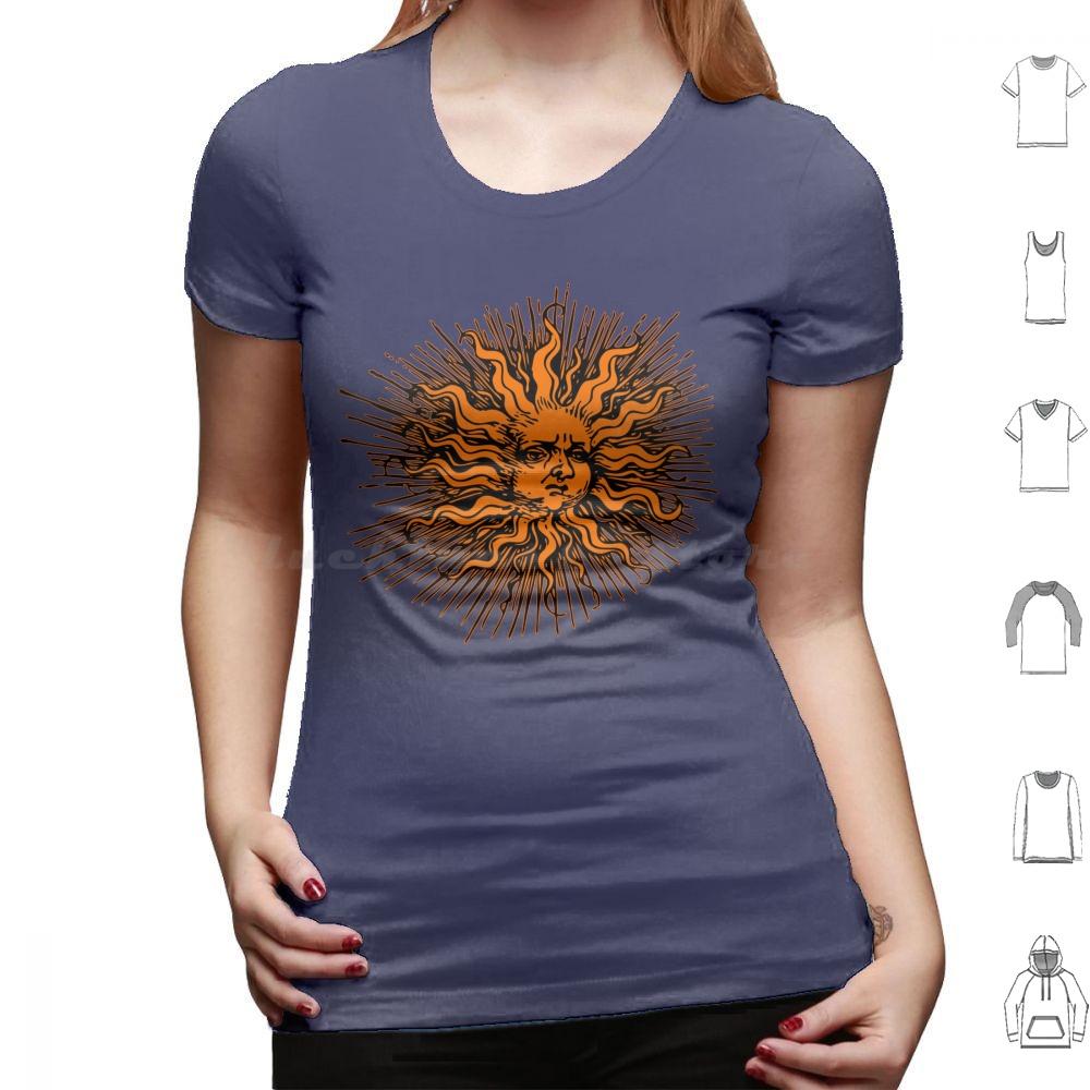 Sun T Shirt Cotton Men Women DIY Print Sun Solar Pagan Summer Wicker Man Summerisle Midsummer Magic Folklore Mild Peril