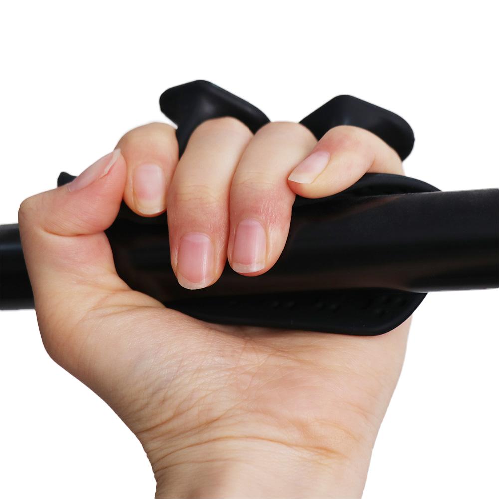 1 Pair Ergonomic Workout Gym Gloves Anti-slip Silicone Palm Grips Weight Lifting Grips Gym/Fitness