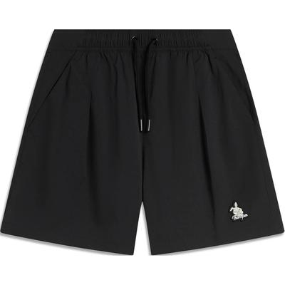 Li Ning X Disney Kollaboration Samput Rabbit Serie Bequeme Einfache Lockere Cartoon-Muster Kordelzug Fünf-Punkt Casual Shorts AKSU658-1