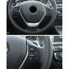 Matte Chrome Interior Accessory Steering Wheel Button Cover Trim For BMW 3 4 Series F30 F34 GT 2014-2017
