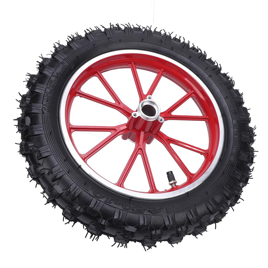 2.510 Front Wheel Tire with Inner Tube Hub Rubber Wear Resistant 10inch Wheel Hub Tire for 49cc