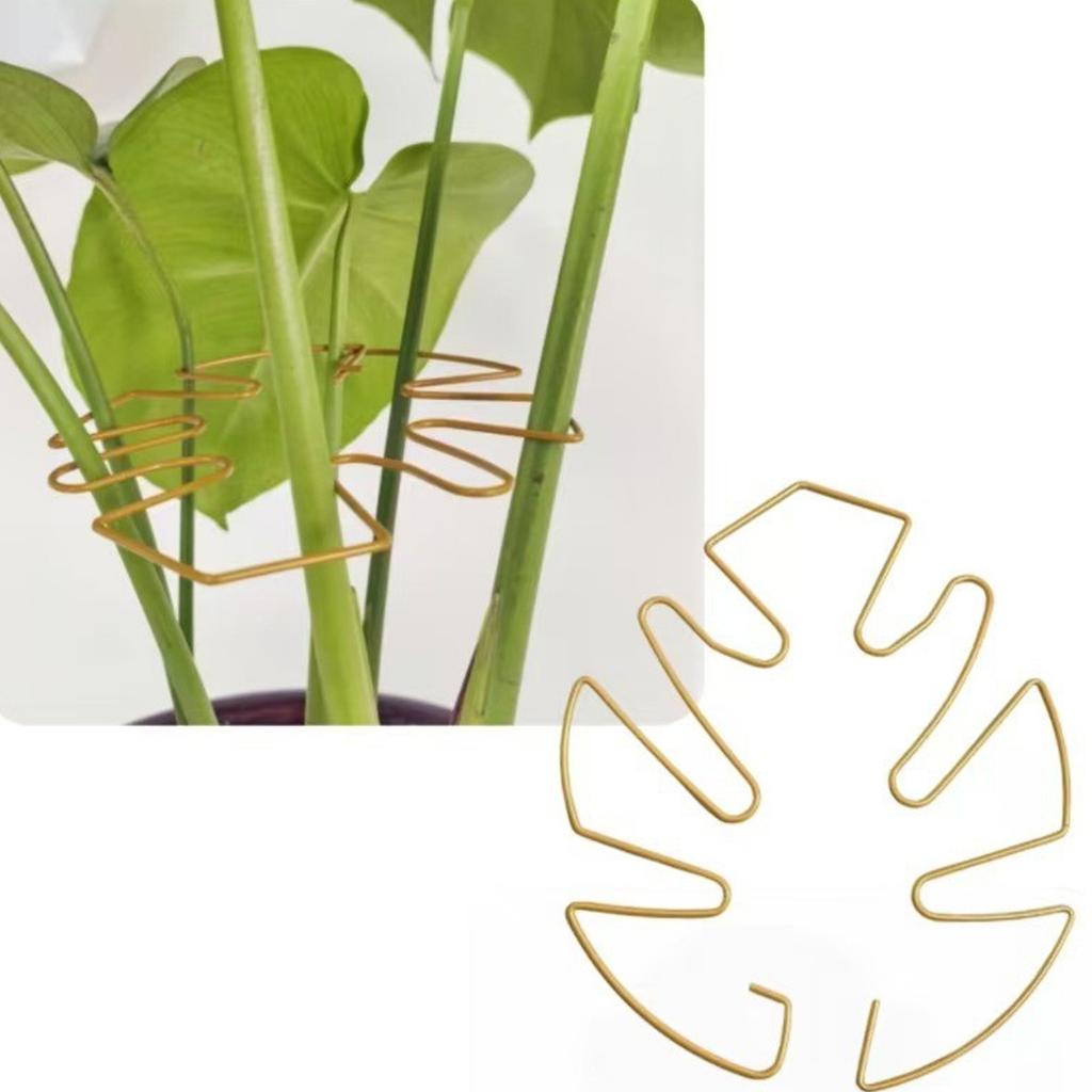 Sturdy Metal Plant Stand For Indoor Outdoor Flowerpots Secure Ground Fixation Decorative Garden Stake