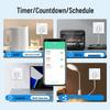 European Smart Double Socket - WiFi Remote Control with Voice and Timer